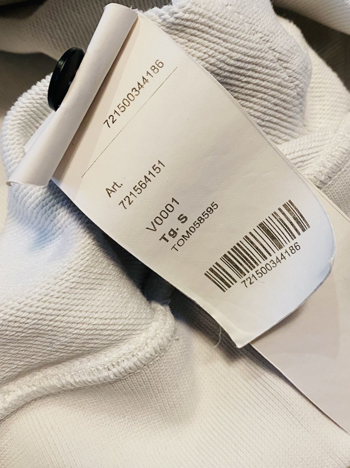 Stone Island White Hoodie Stone Island Size US S / EU 44-46 / 1 - 5 Thumbnail