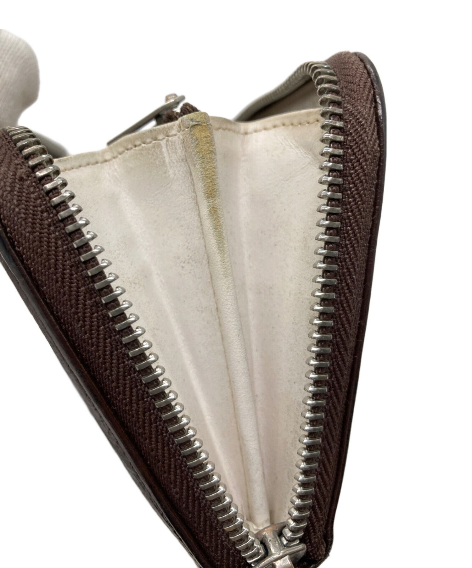 Maison Margiela Maison Margiela L-shaped Zipper Long Wallet Brown Size ONE SIZE - 6 Thumbnail