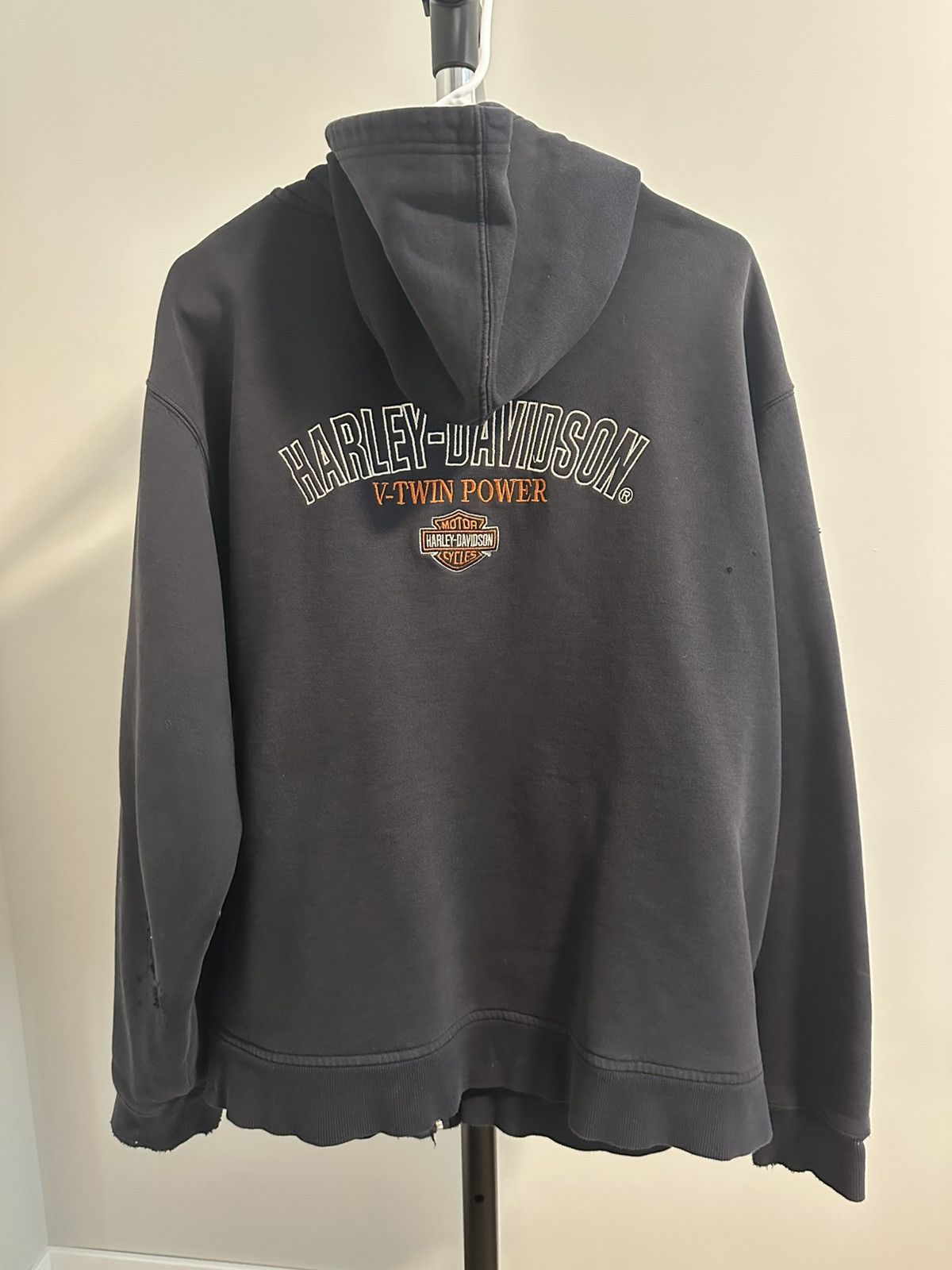 Harley Davidson Vintage Harley Davidson full zip hoodie Size US XL / EU 56 / 4 - 2 Thumbnail