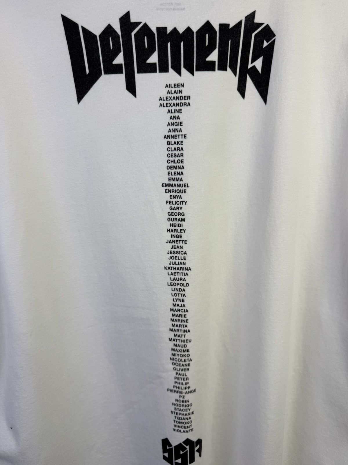 Vetements Vetements Staff White T-shirt 2017 Oversized Tee Size US S / EU 44-46 / 1 - 6 Thumbnail