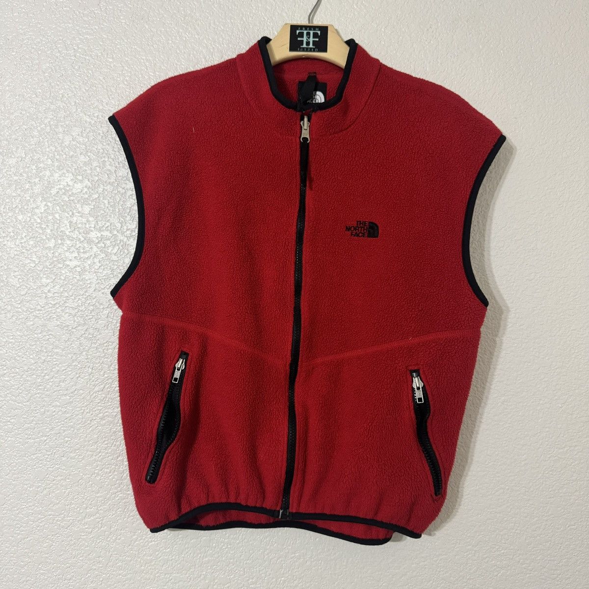 Other Vintage The North Face Red Deep Pile Fleece Vest M In Men’s Size US M / EU 48-50 / 2 - 1 Thumbnail