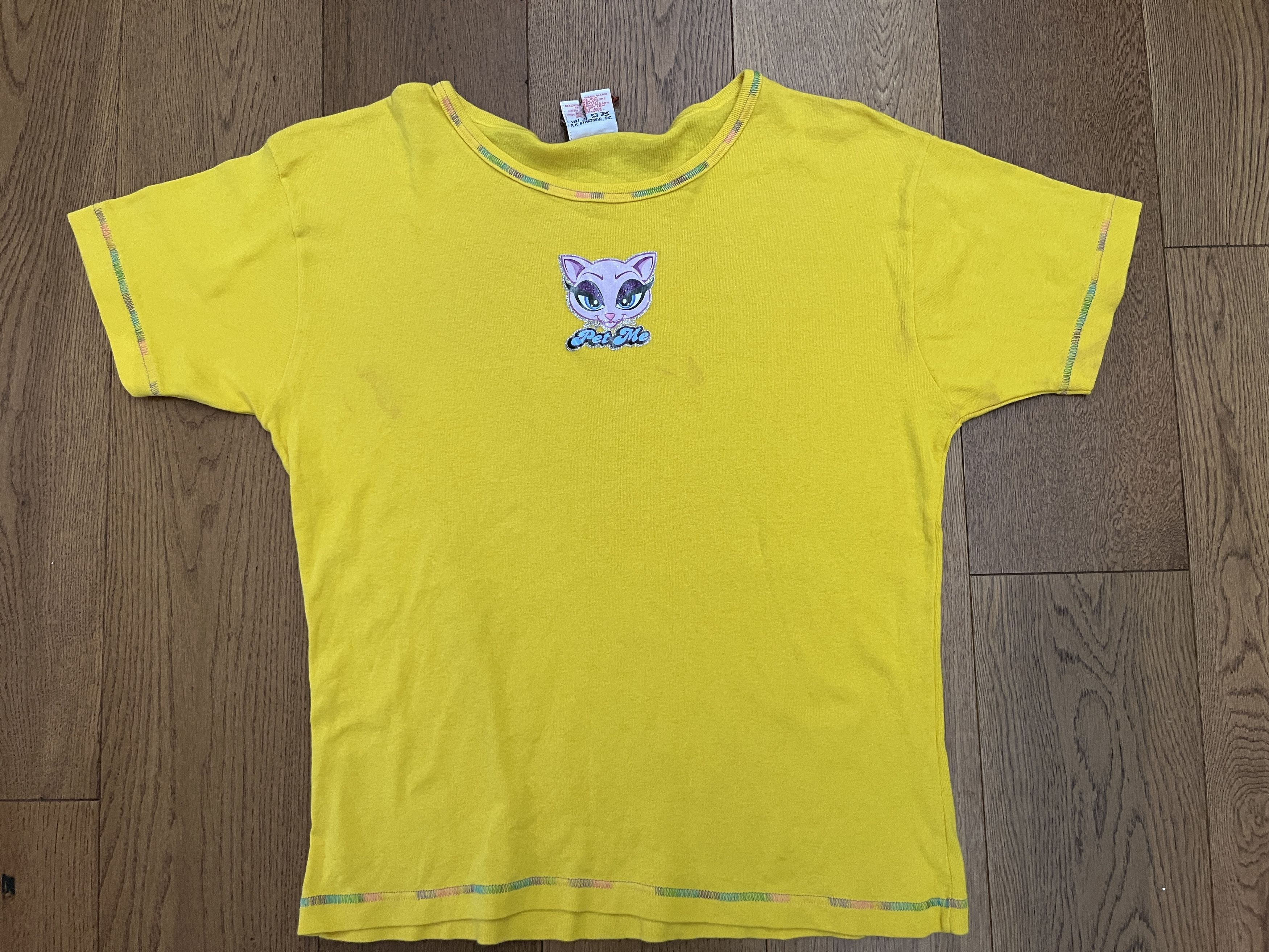Harley Davidson Vtg Y2K Harley Davidson "Pet Me" Cat Graphic Tee 2X Size XXL / US 16-18 / IT 52-54 - 1 Thumbnail
