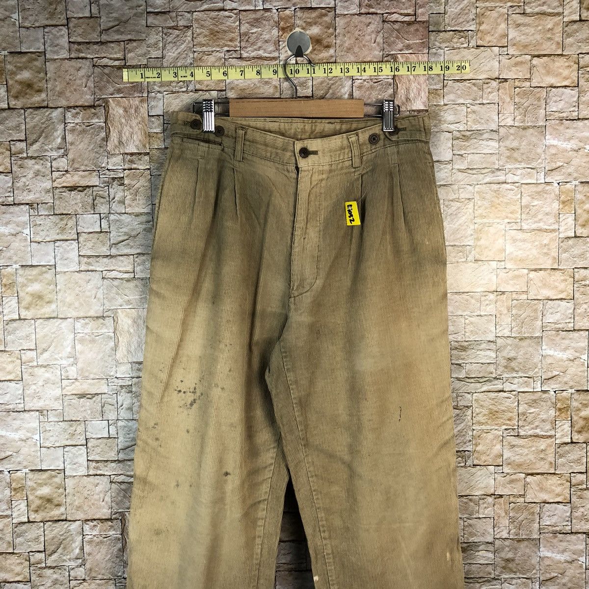 Vintage Japan vintage faded Brown Corduroy Pants #A1032 Size US 29 - 2 Thumbnail