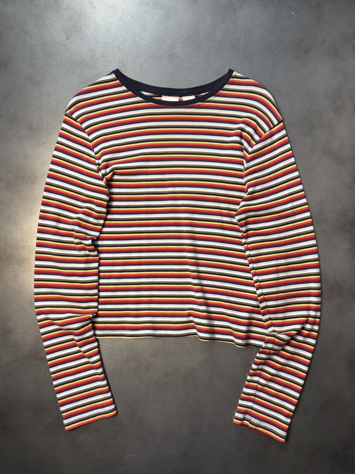 Other × Vintage Y2K Vintage Xhilaration Longsleeve Shirt Stripe Stretch 2000 Size M / US 6-8 / IT 42-44 - 14 Thumbnail