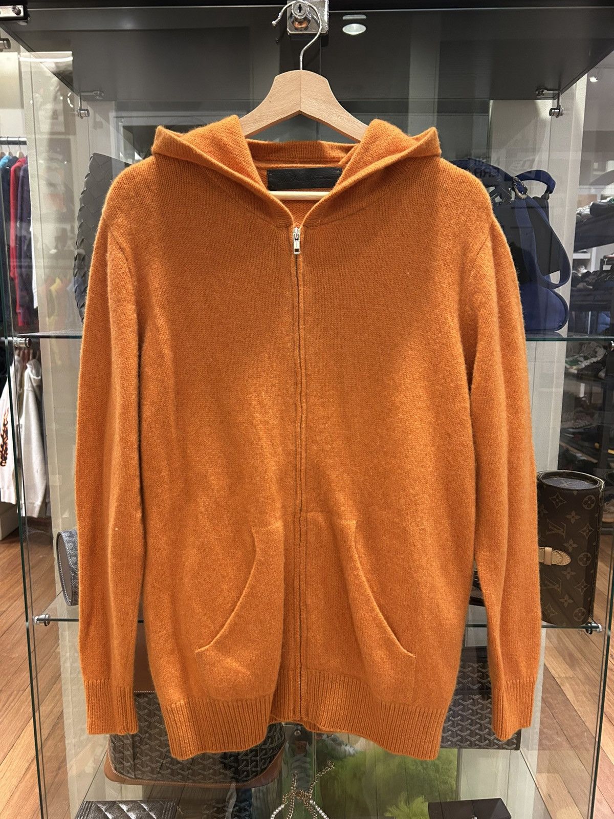 The Elder Statesman The Elder Statesman Zip Uo Hoodie - Orange Size US M / EU 48-50 / 2 - 1 Thumbnail