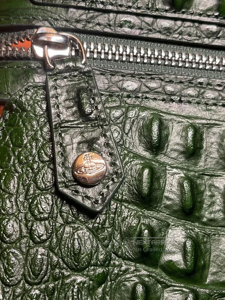 Vivienne Westwood Vivienne Westwood size os Green crocodile leather handbag w Size ONE SIZE - 3 Thumbnail