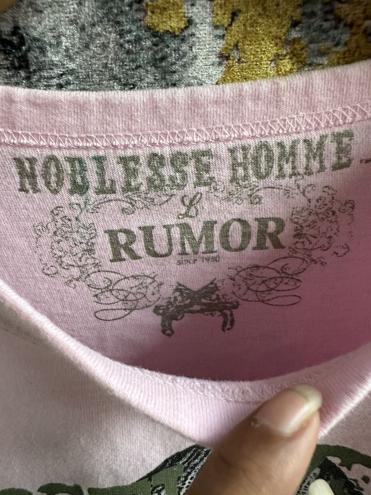 20471120 VINTAGE NOBLESSE HOMME & RUMOR LONG SLEEVE BAND ROCK STYLE Size US M / EU 48-50 / 2 - 5 Thumbnail