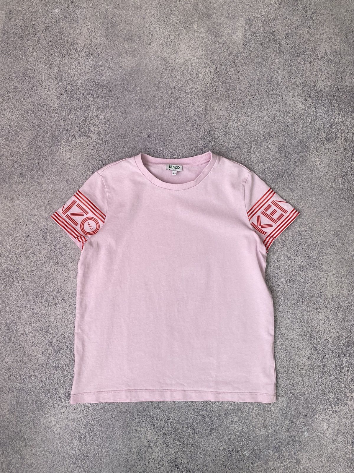 Kenzo × Vintage Vintage Kenzo Women’s Pink Printed T-Shirt Size XS / US 0-2 / IT 36-38 - 6 Thumbnail
