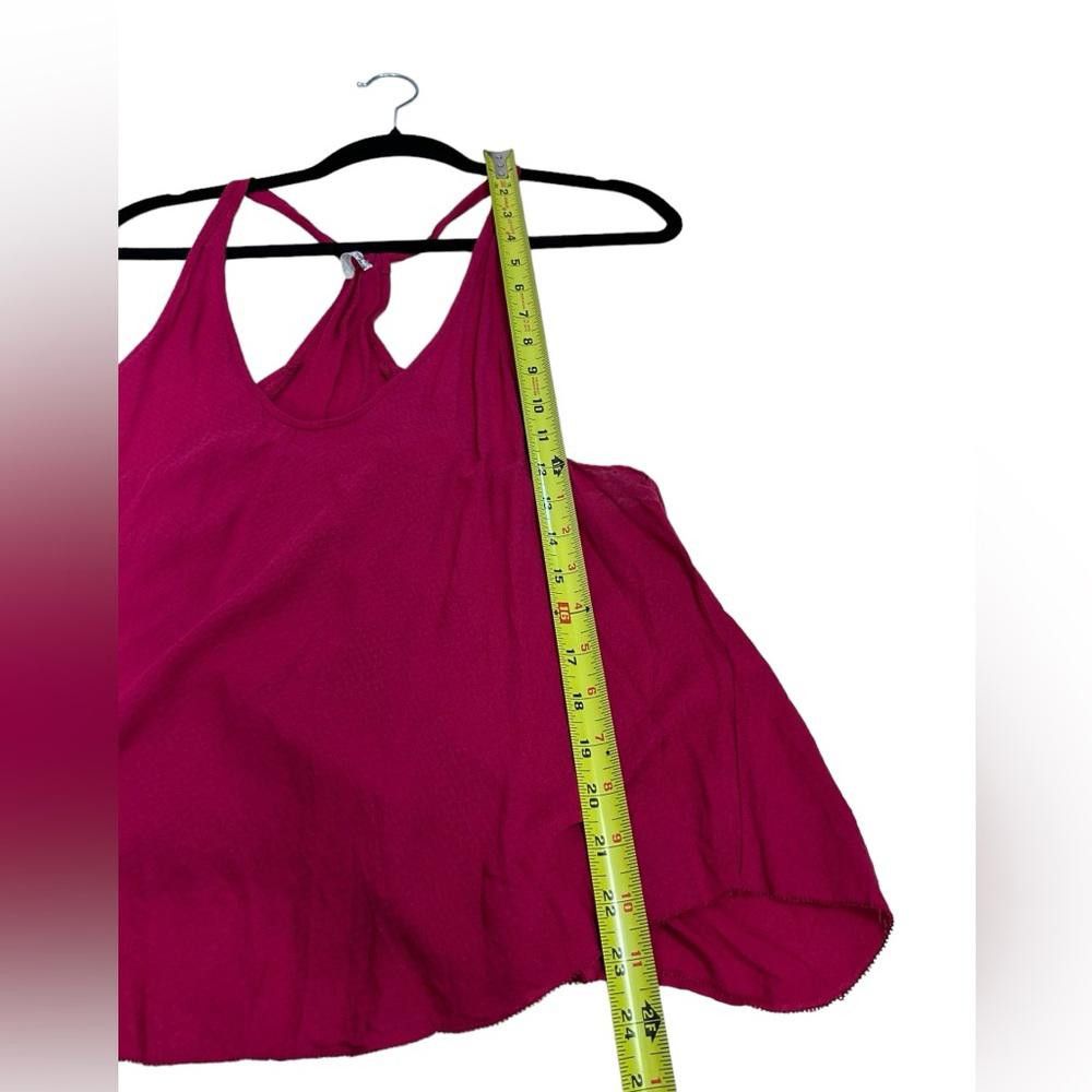 Free People Free People l Pink Flowy Racerback Tank Small Size S / US 4 / IT 40 - 4 Thumbnail