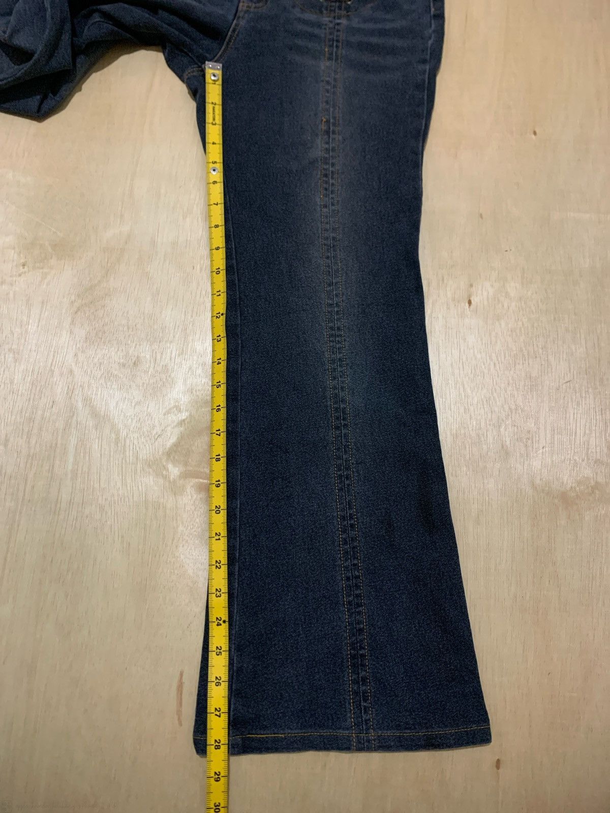 20471120 × Japanese Brand × Tornado Mart Vintage Flare Carouge Jeans Bootcut Size US 31 - 10 Thumbnail