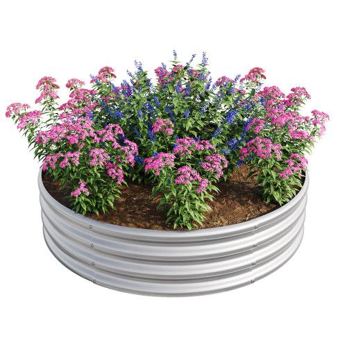 Designer × Homemade 47.24*11.4" Tall Round Raised Garedn Bed,Metal Raised Beds f Size US L / EU 52-54 / 3 - 7 Thumbnail