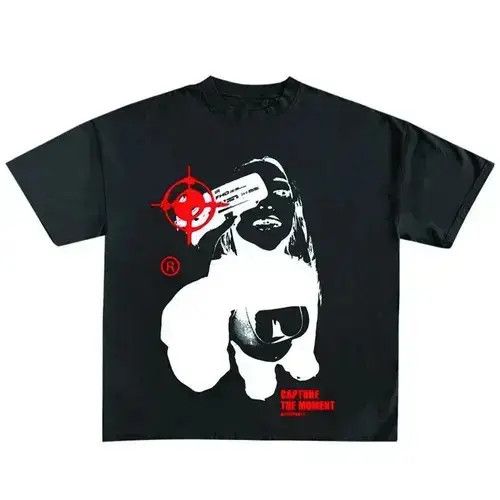 Vintage Y2K Gun Pistol Girl Scope Shirt Size US XXL / EU 58 / 5 - 1 Thumbnail
