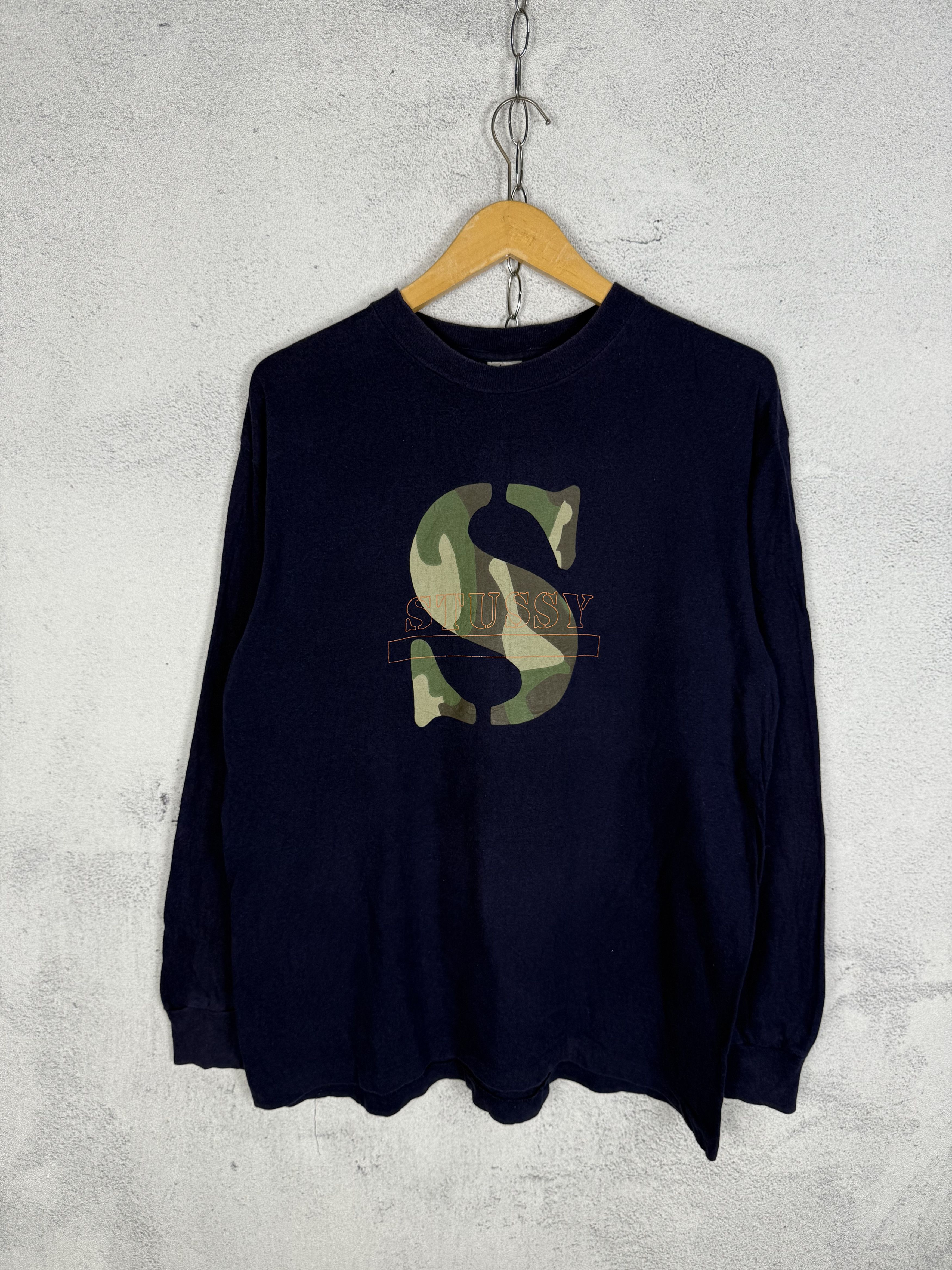 Stussy × Vintage Vintage 80s stussy mockneck t shirt | Grailed