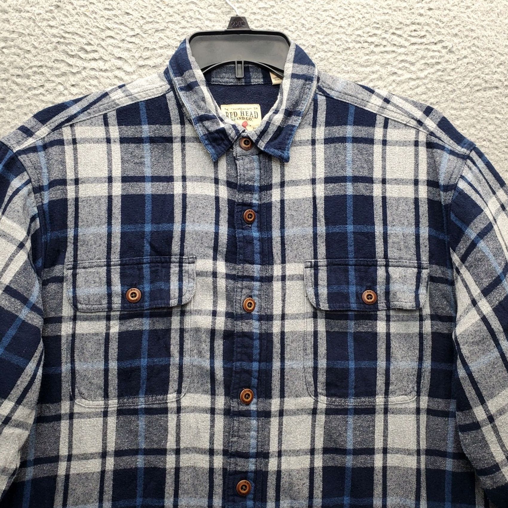 Vintage RedHead Shacket Mens L Multi Plaid Fleece Lined Flannel Long Sleeve Button-Up Size US L / EU 52-54 / 3 - 3 Thumbnail
