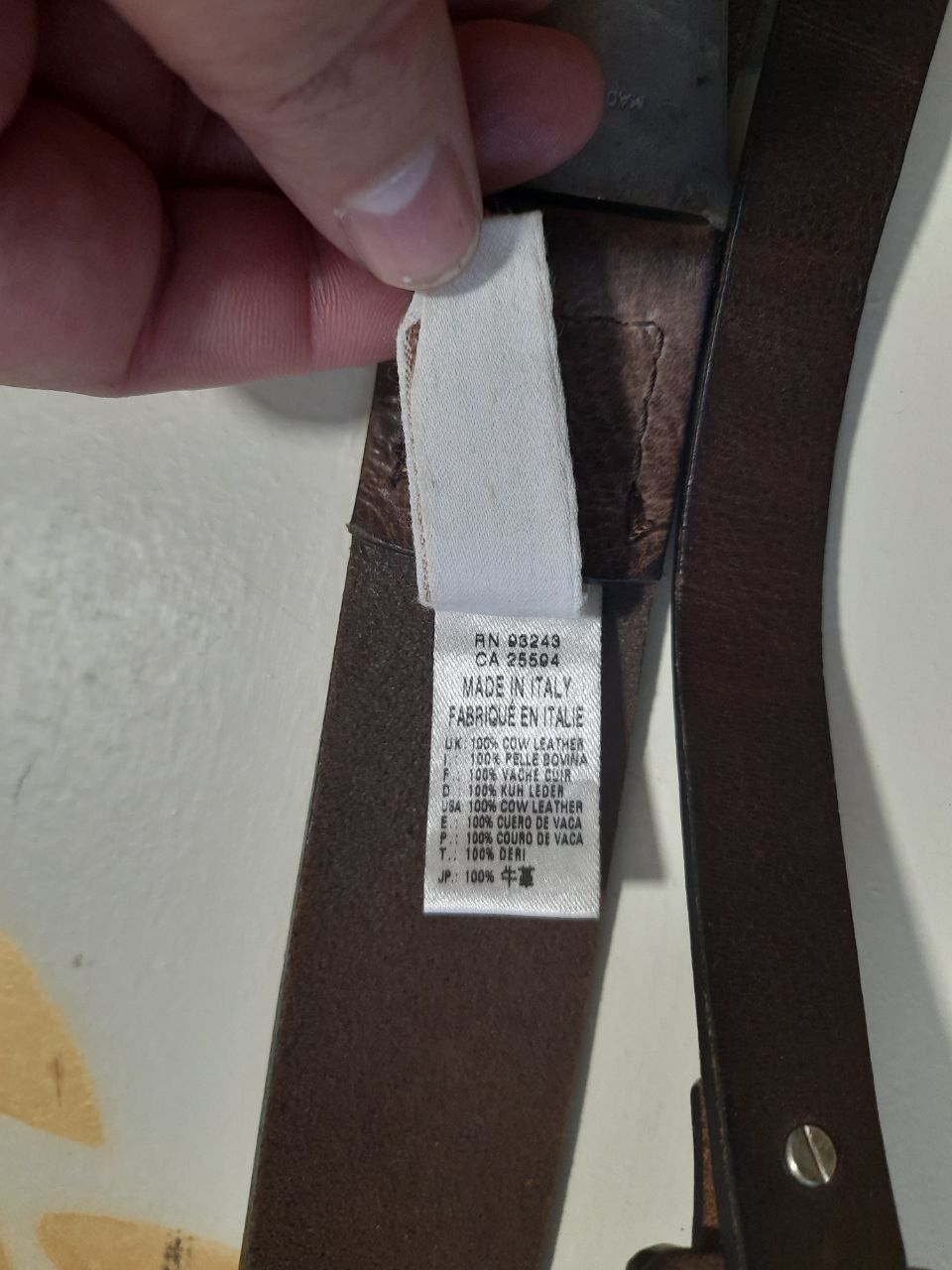 Diesel Diesel Leather Belt Vintage Size ONE SIZE - 13 Thumbnail
