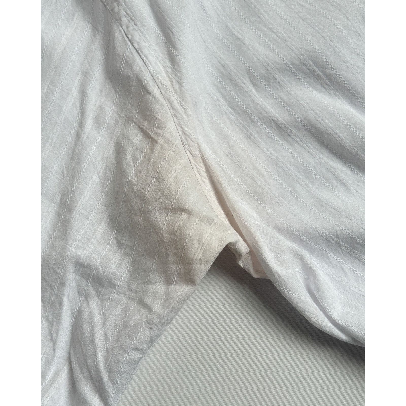 Issey Miyake Issey Miyake Tonal Embroidered Button Up Shirt Size US XL / EU 56 / 4 - 5 Thumbnail