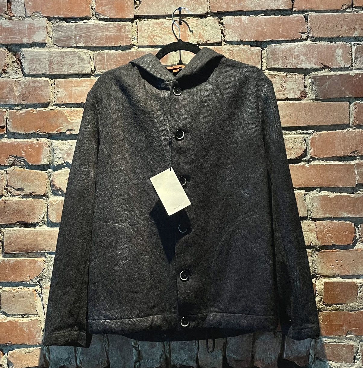 Barena × Barena Venezia Barena Patch-Dyed Hooded Wool Jacket Size US S / EU 44-46 / 1 - 1 Thumbnail