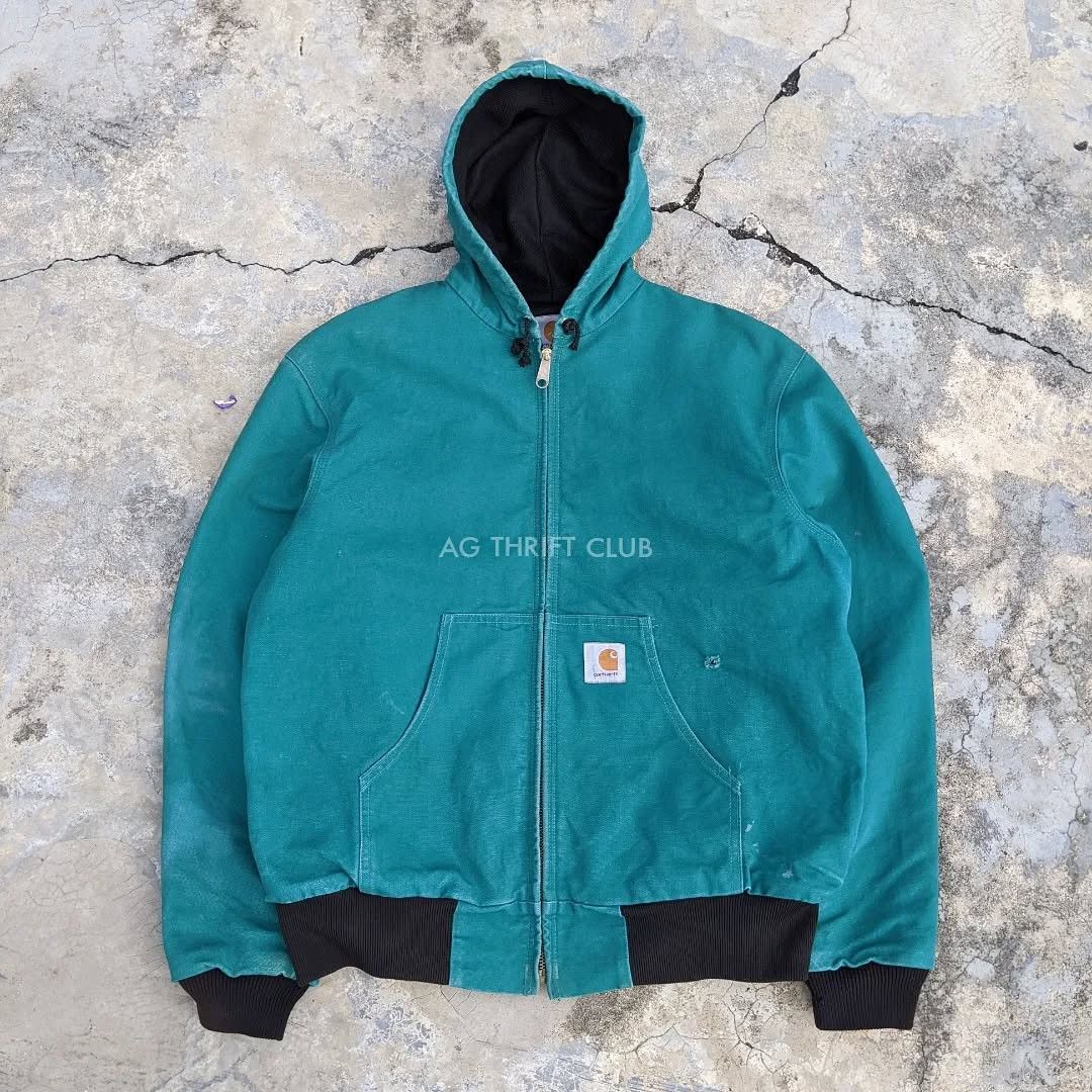Carhartt Carhartt Active Jacket Aqua 90's Size US M / EU 48-50 / 2 - 1 Thumbnail
