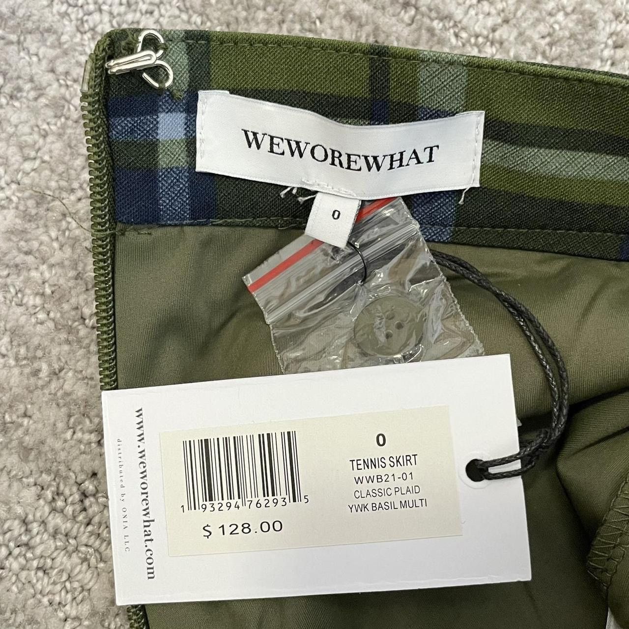 WeWoreWhat We Wore What Plaid Pleated Skort Tennis Skirt Built-In Short Size 25" / US 0 / IT 36 - 8 Thumbnail
