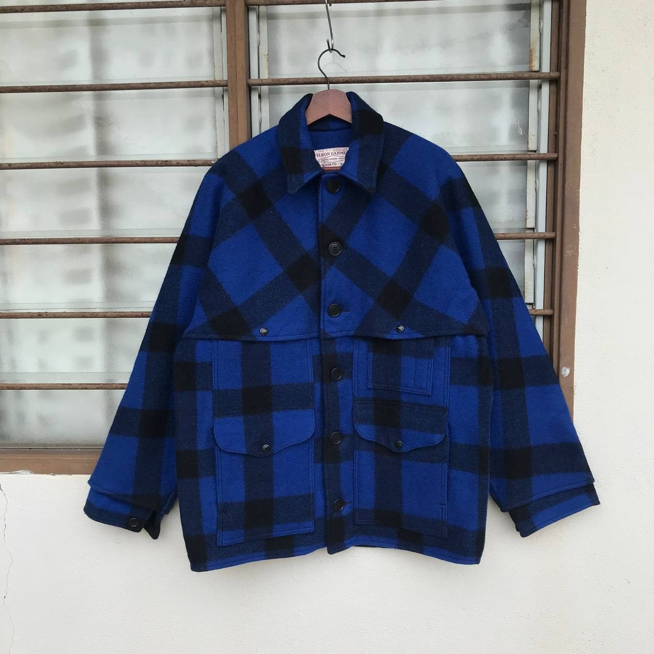 Filson RARE VINTAGE FILSON PIRATE CRUISER PLAID VIRGIN WOOL Size US L / EU 52-54 / 3 - 14 Thumbnail