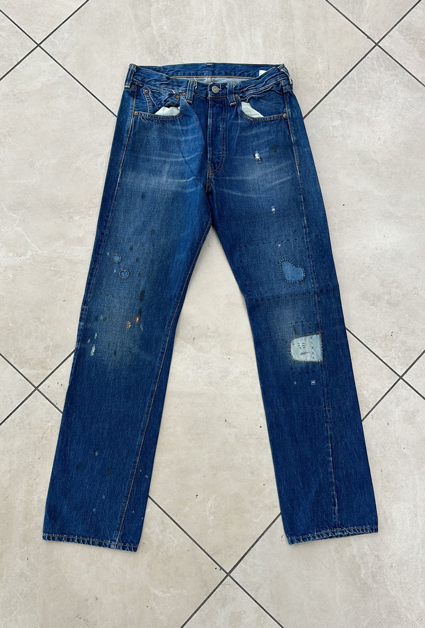 Levi's Vintage Clothing LVC Levi's Vintage Clothing 1947 501XX BigE Selvedge Jeans Size US 30 / EU 46 - 1 Thumbnail