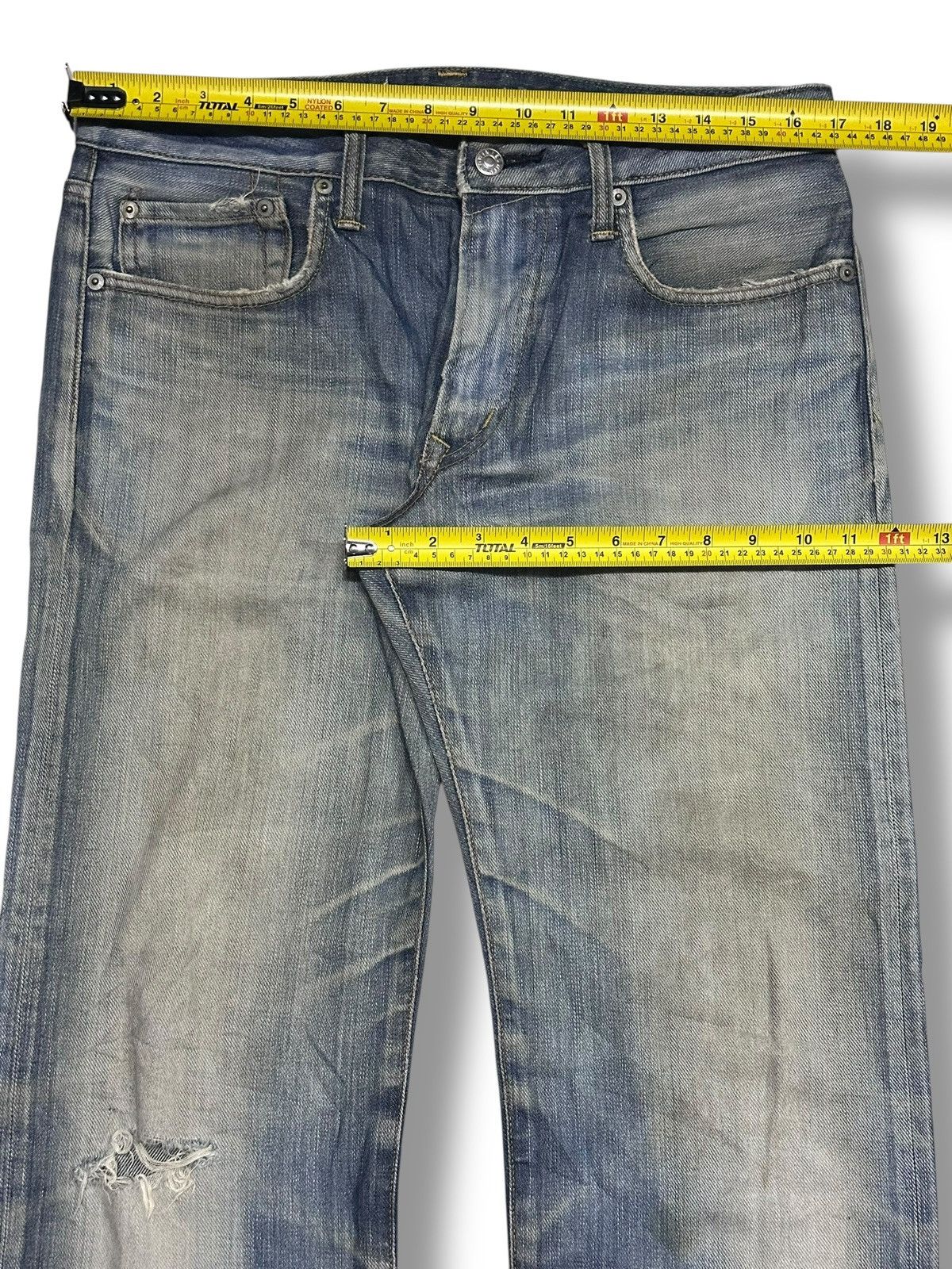Edwin Edwin 502R Vintage Straight Loose With Faded Wash Size US 34 / EU 50 - 11 Thumbnail