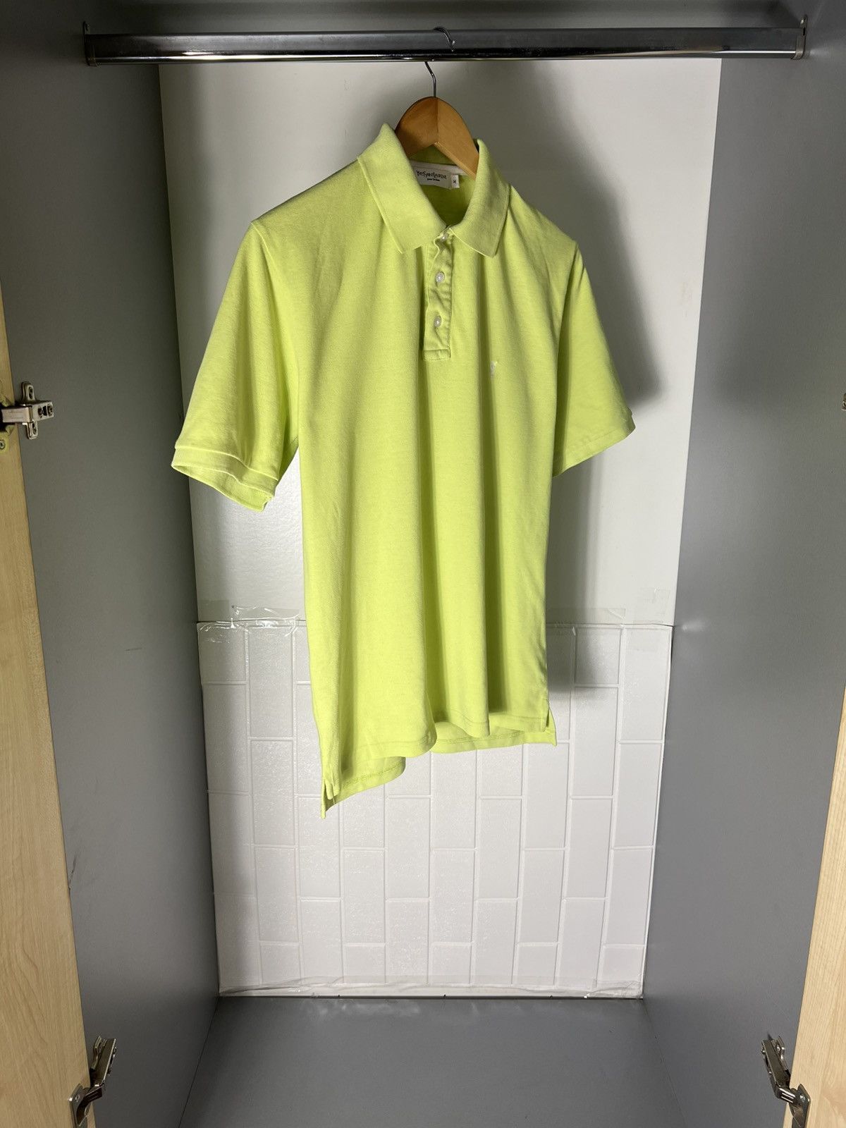 Saint Laurent Paris VINTAGE YVES SAINT LAURENT RETRO POLO CLASSIC DESIGNER 90s Size US M / EU 48-50 / 2 - 4 Thumbnail