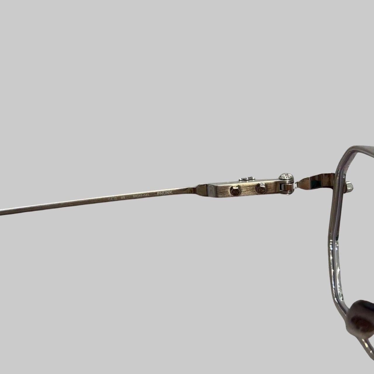 Chrome Hearts CHROME HEARTS PHUNK BRUSHED SILVER GLASSES Size ONE SIZE - 7 Thumbnail