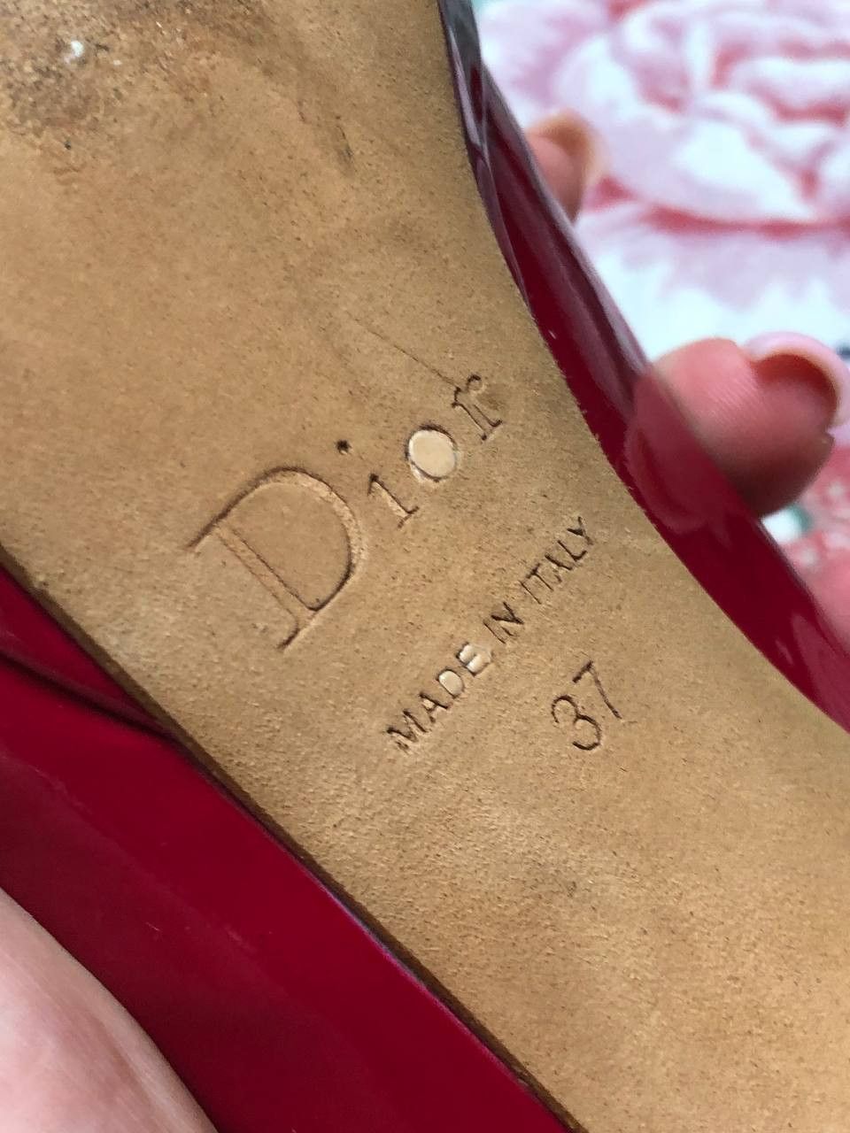 Christian Dior Monsieur Christian Dior Patent Leather Platform Heels Peep Toe Size US 7 / IT 37 - 3 Thumbnail