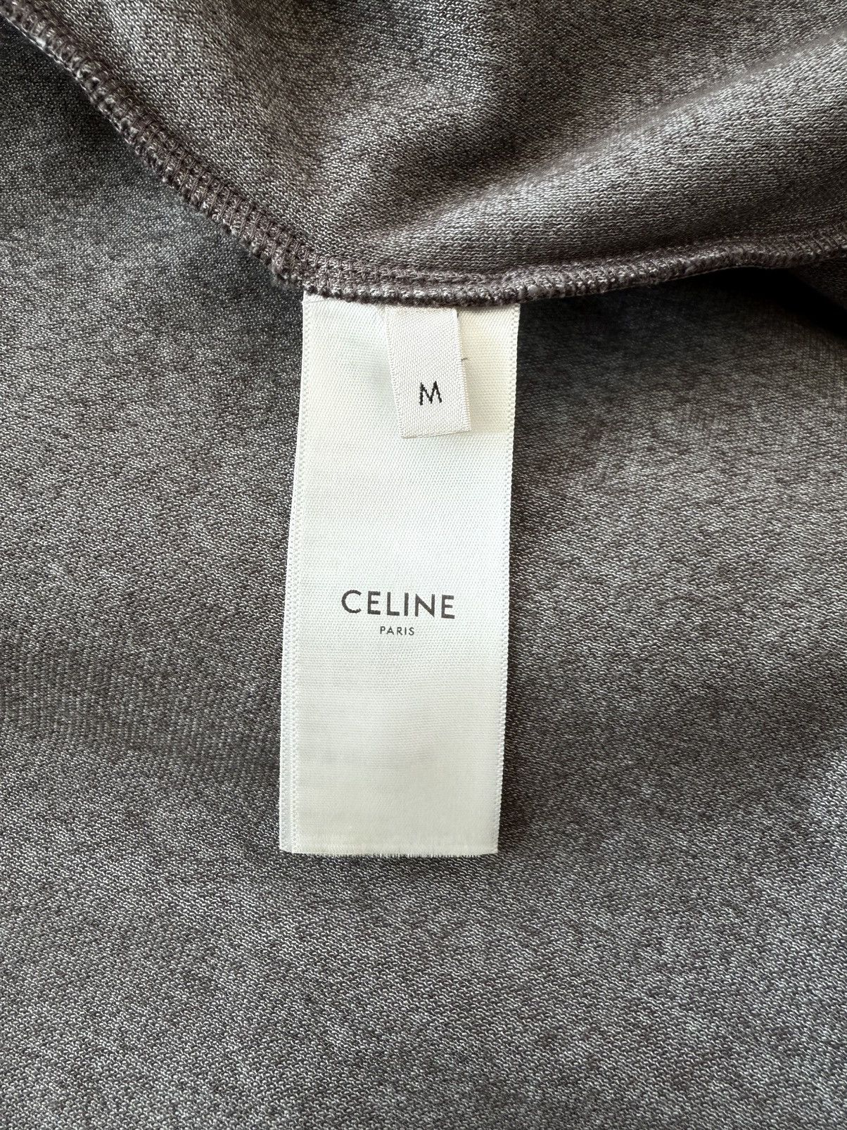 Celine × Hedi Slimane Celine Cotton-Blend Brown Velour Track Jacket - M Size US M / EU 48-50 / 2 - 5 Thumbnail