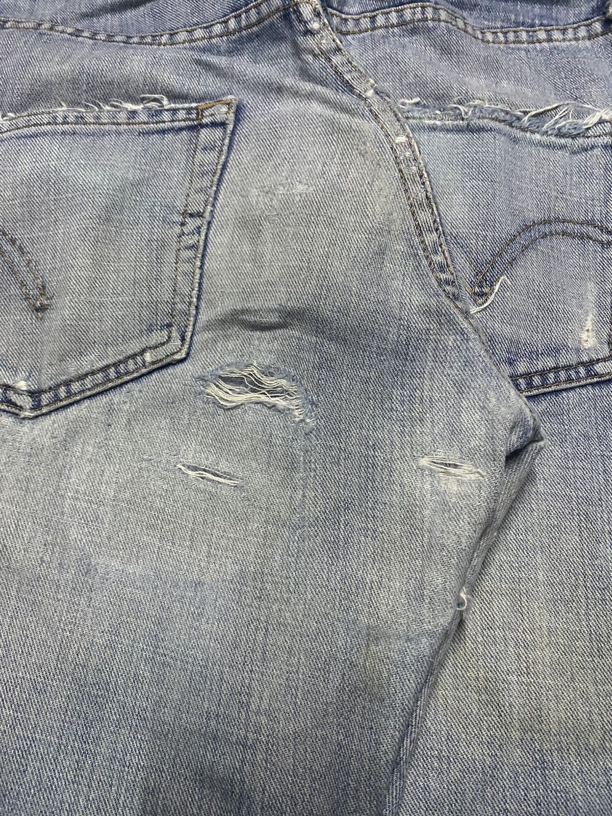 Levi's Vintage Levis Japan Faded Wash Distressed Baggy Jeans Size US 30 / EU 46 - 12 Thumbnail