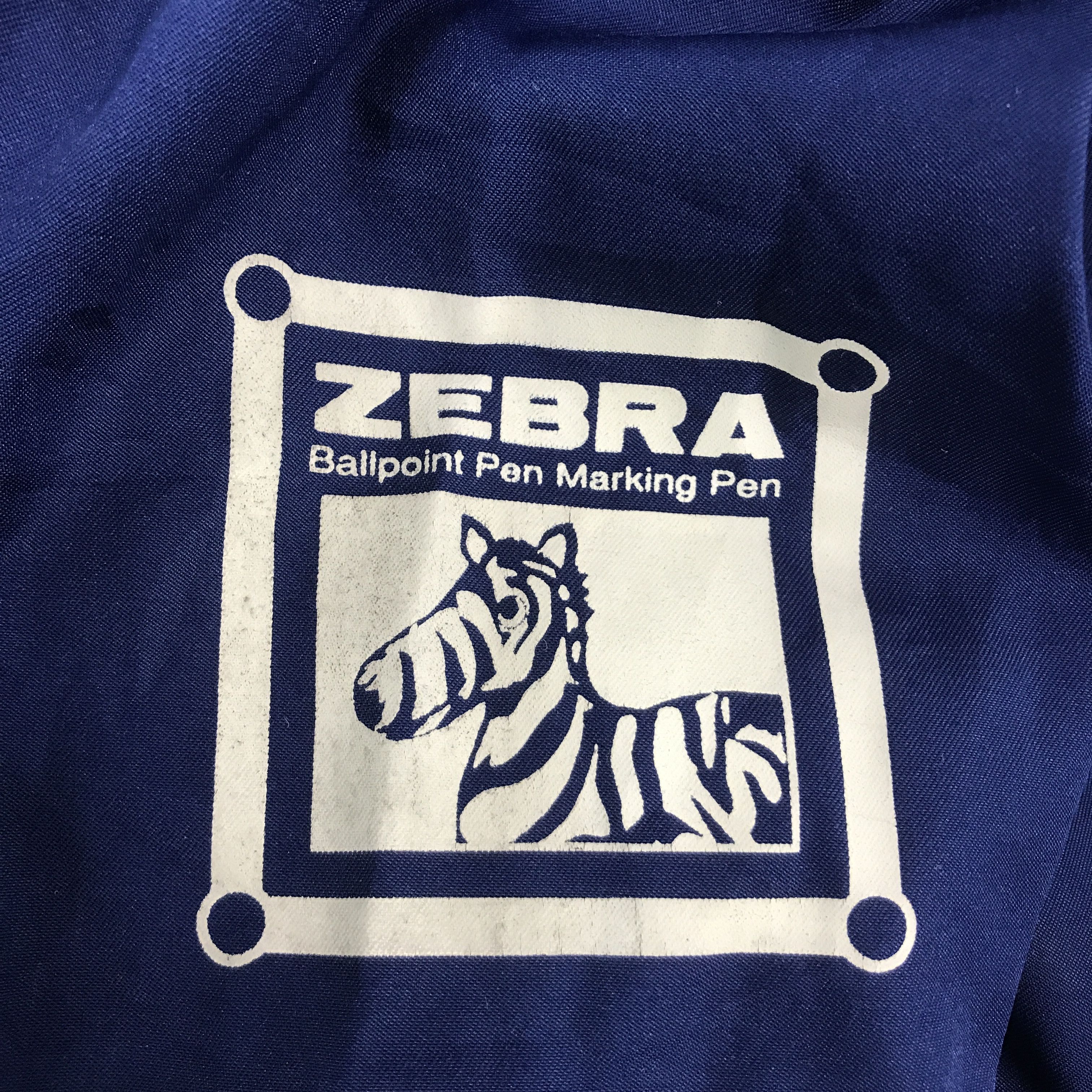 Japanese Brand VTG ZEBRA BALLPOINT PEN BRAND JACKET Size US L / EU 52-54 / 3 - 8 Thumbnail