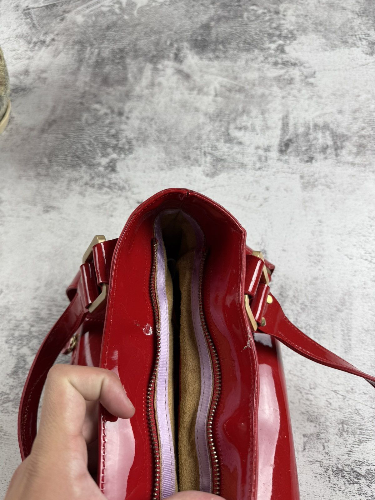 Jimmy Choo Jimmy Choo Maddy Cobalt Red 2003 Luxury Crossbody Italian Leather Bucket Bag Size ONE SIZE - 11 Thumbnail
