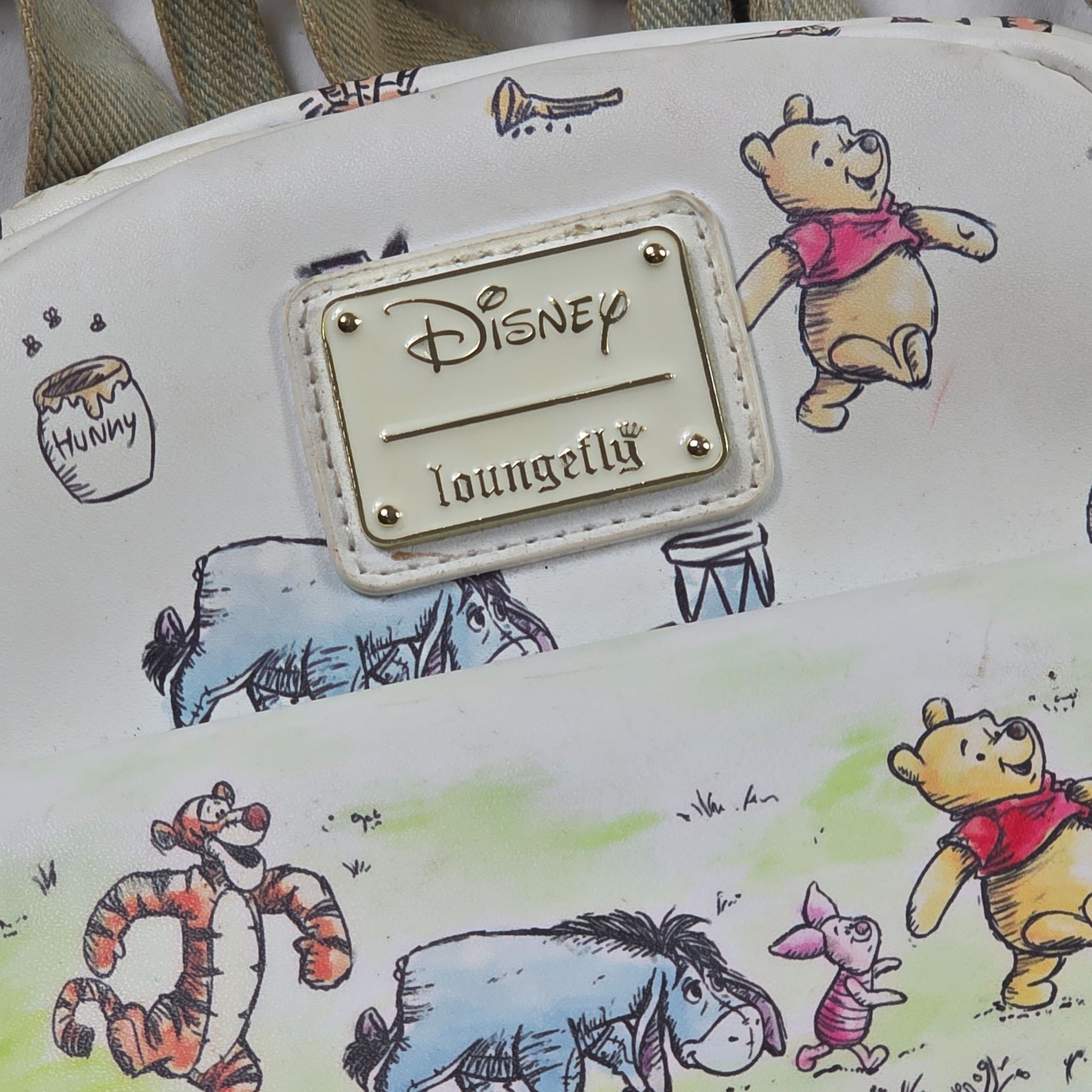 Disney Disney x Loungefly Winnie The Pooh Mini Backpack White Casua Size ONE SIZE - 8 Thumbnail