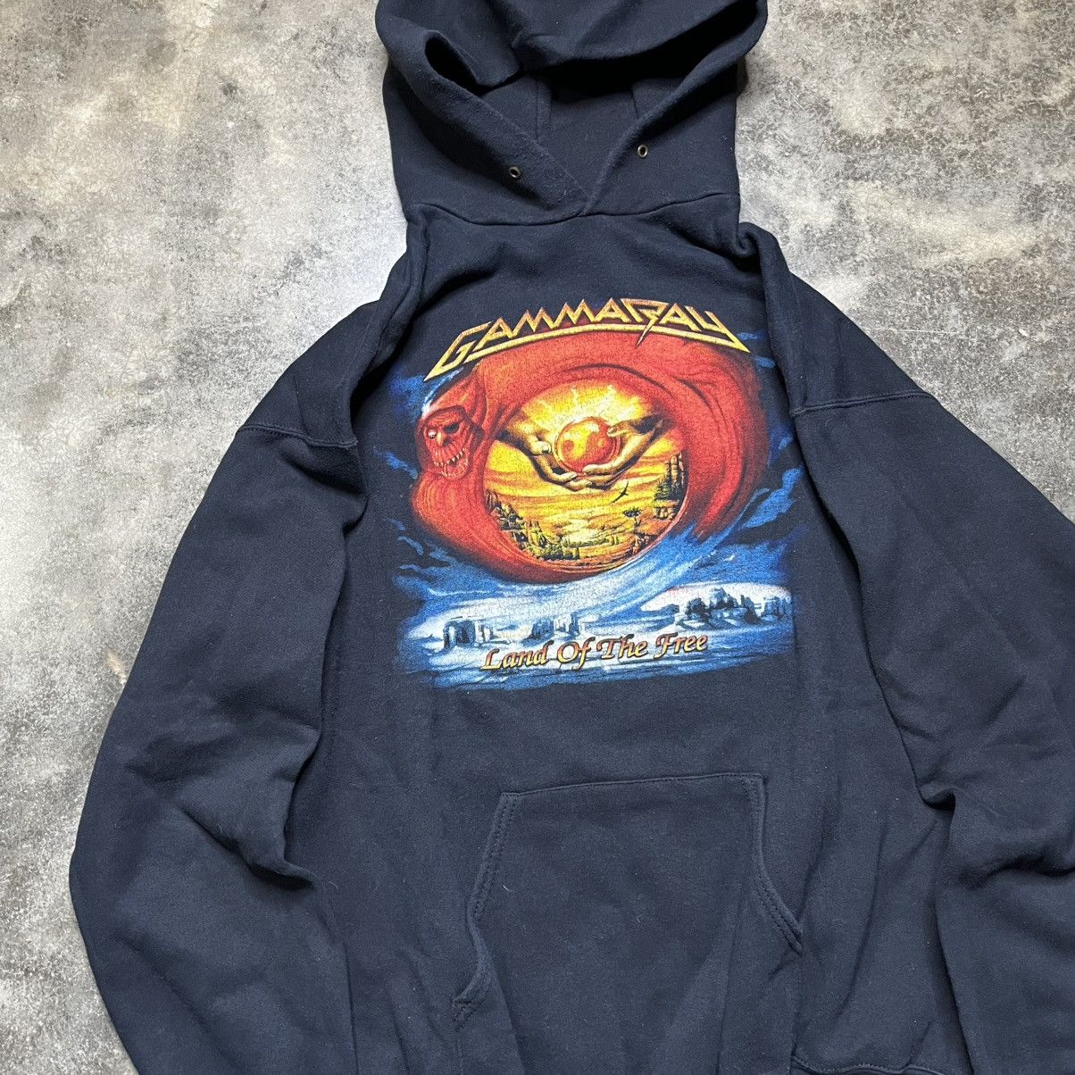 Vintage Vintage gammaray man on a mission band tour hoodie Size US XL / EU 56 / 4 - 3 Thumbnail