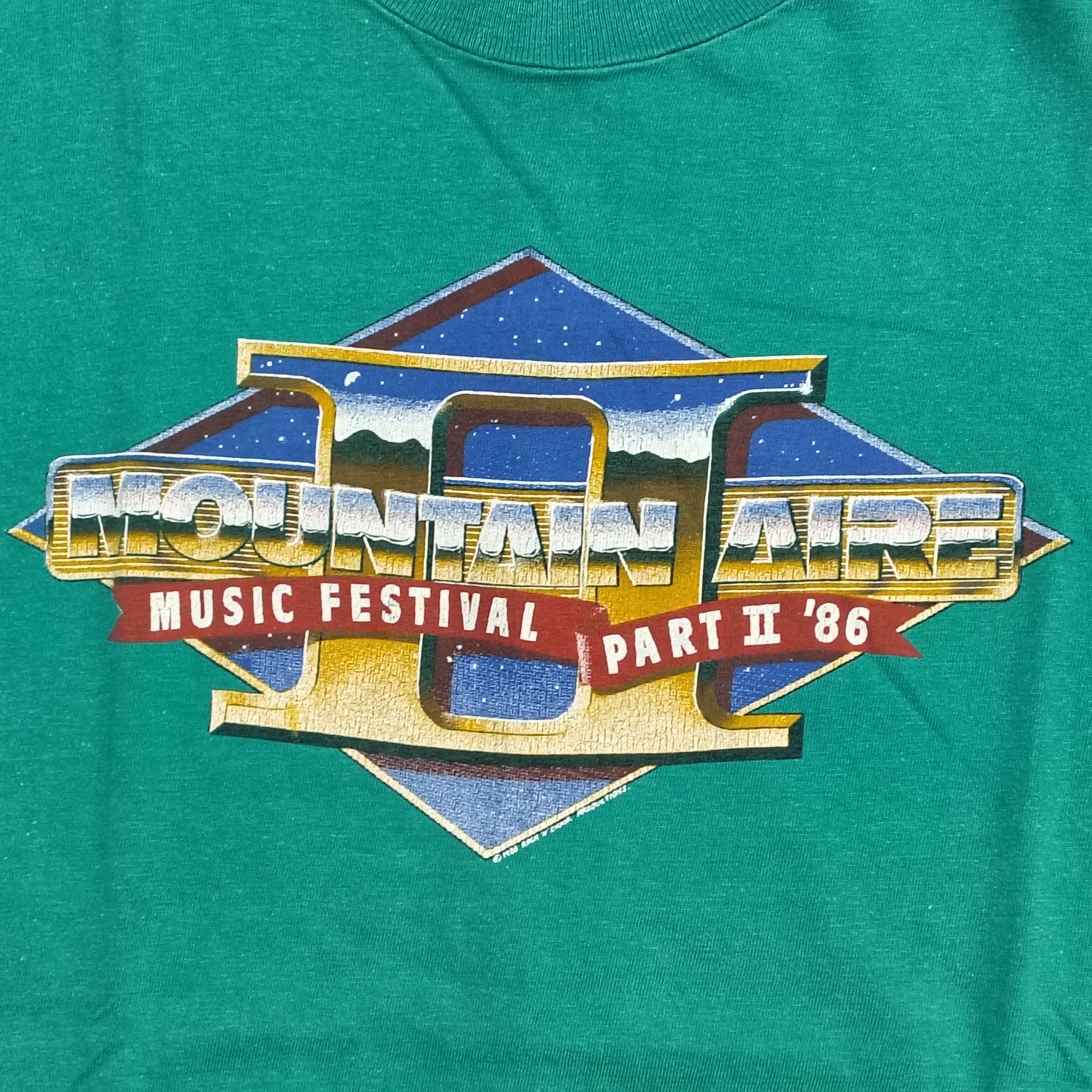 Band Tees 1986 Mountain Aire Music Festival - ft. Grateful Dead Live Size US M / EU 48-50 / 2 - 3 Thumbnail