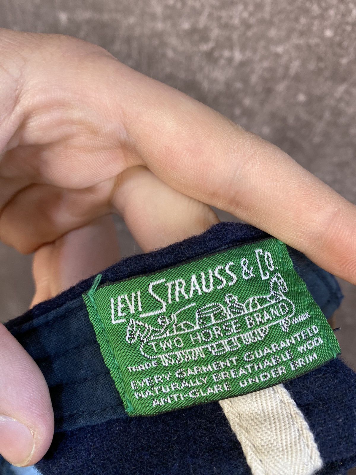 Levi's × Vintage Levi's logo wool hat 90s Size ONE SIZE - 9 Thumbnail