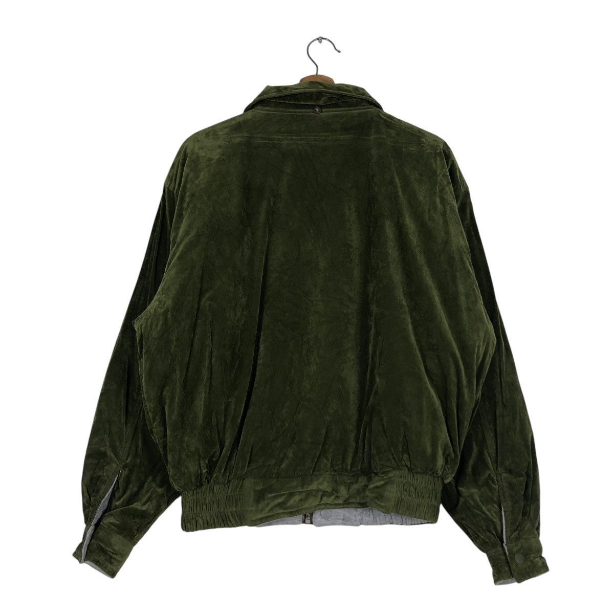 Japanese Brand VTG REVERSIBLE BOMBER JACKET VELVET DANGER SAIL ISSEYMIYAKE Size US M / EU 48-50 / 2 - 10 Thumbnail