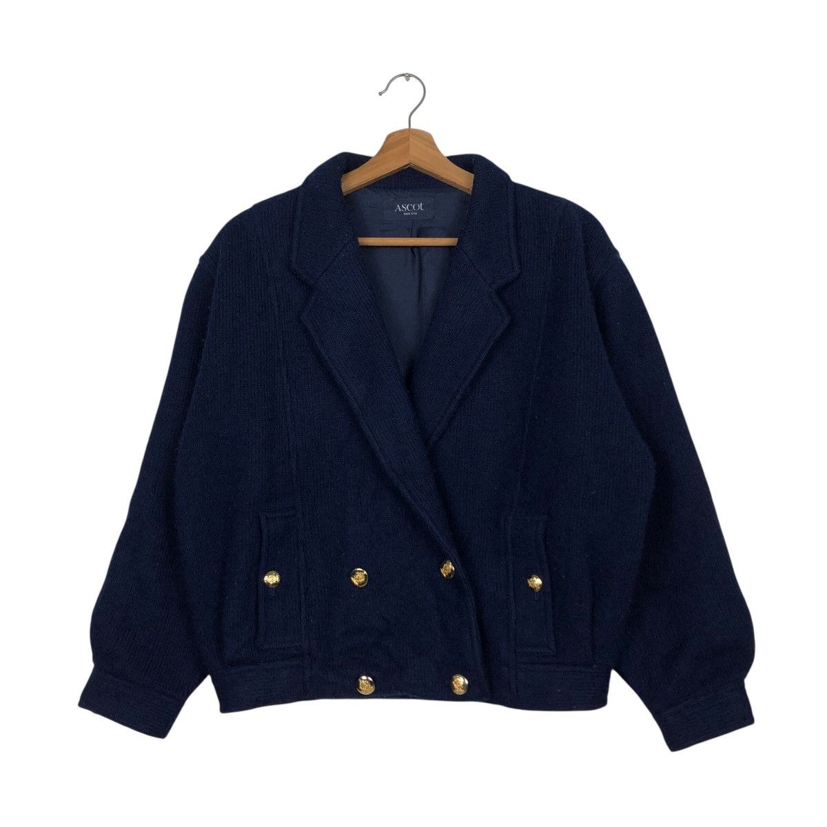 Japanese Brand 📌Vintage Bomber Jacket Double Collar Ascot Issey Miyake Size US M / EU 48-50 / 2 - 2 Thumbnail