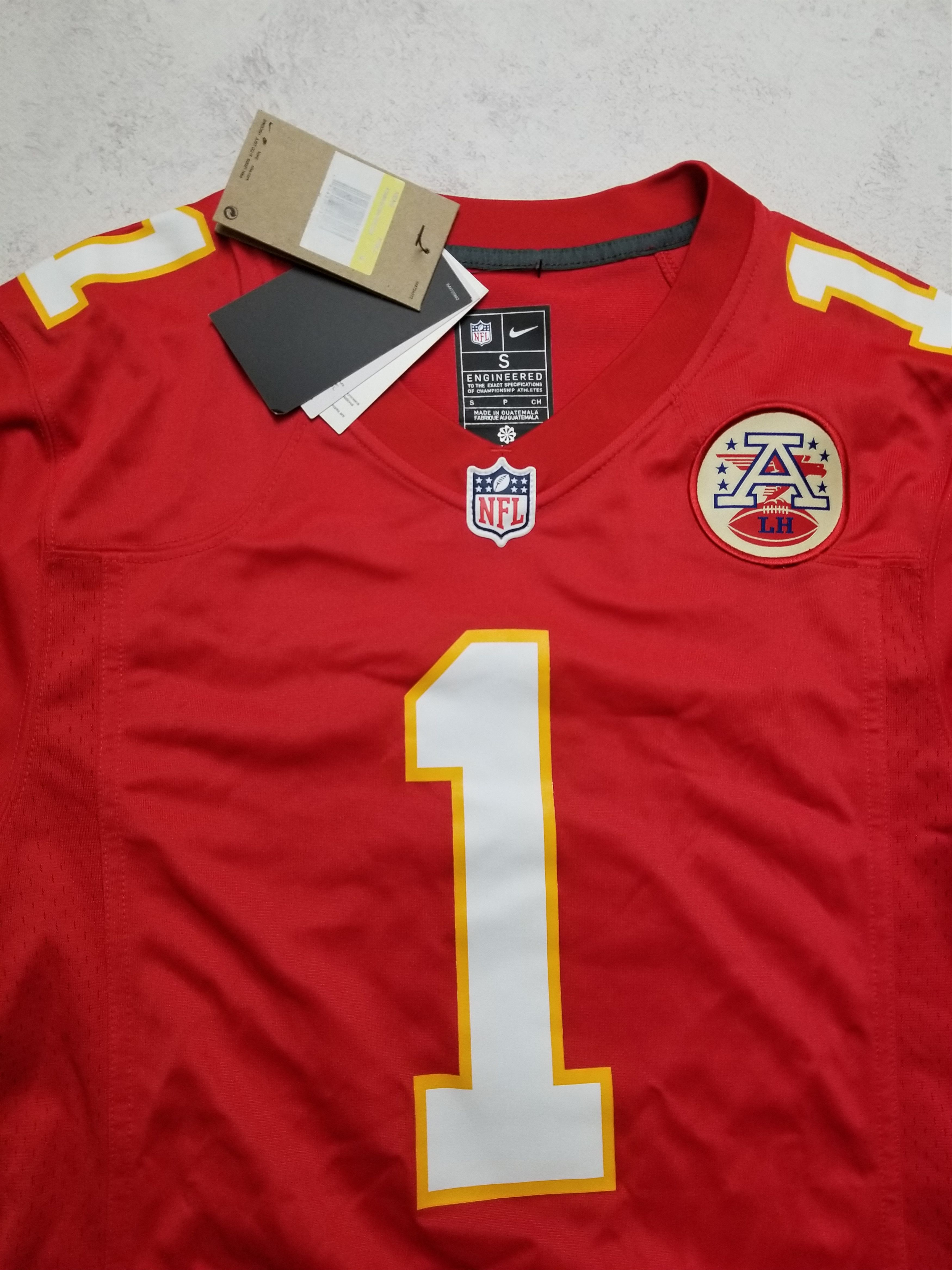 Nike Nike Xavier Worthy#1 Kansas City Chiefs On Field Red Jersey Size US S / EU 44-46 / 1 - 11 Thumbnail