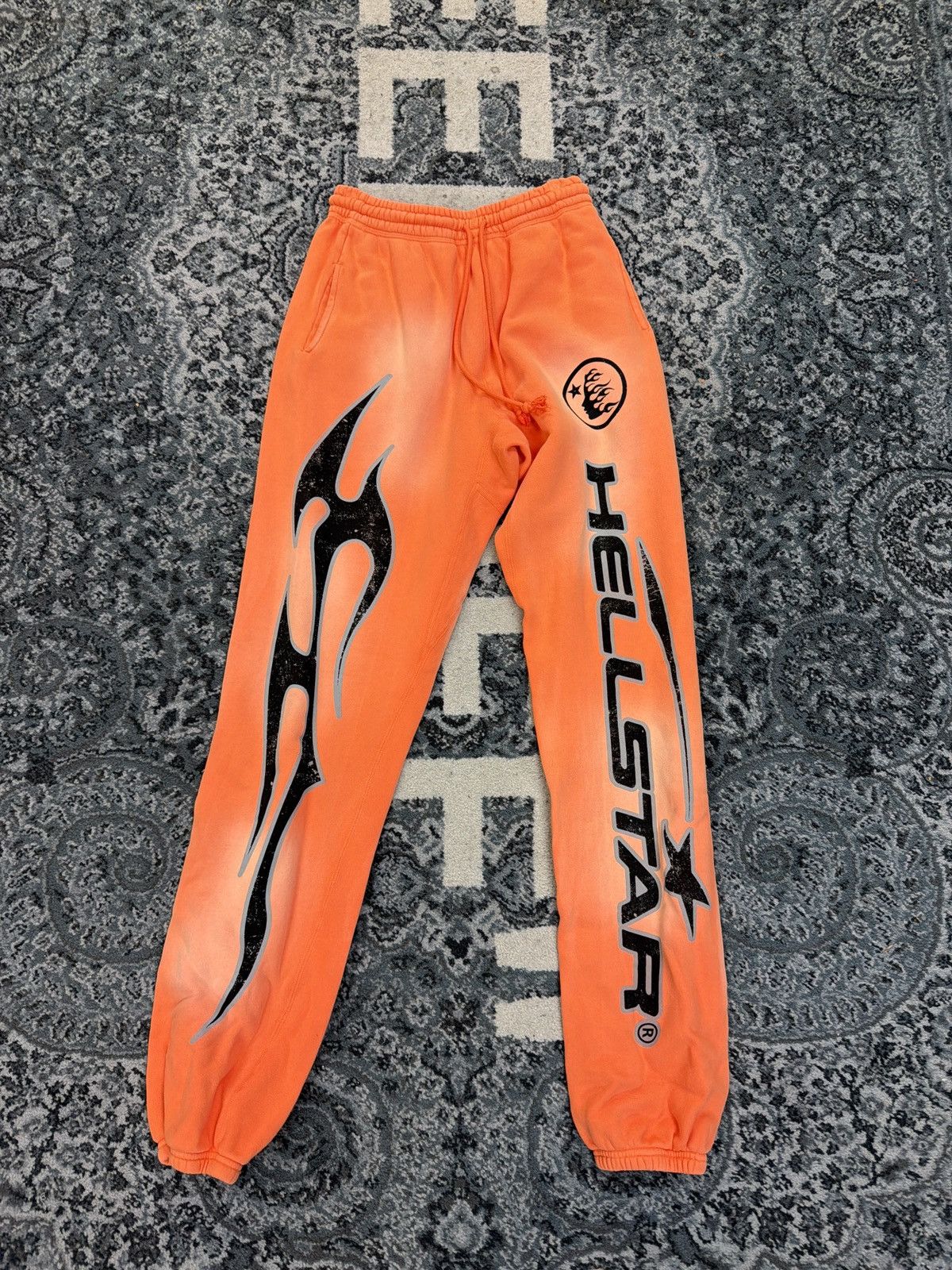 HELLSTAR Hellstar orange Halloween sweatpant Size US 32 / EU 48 - 1 Thumbnail