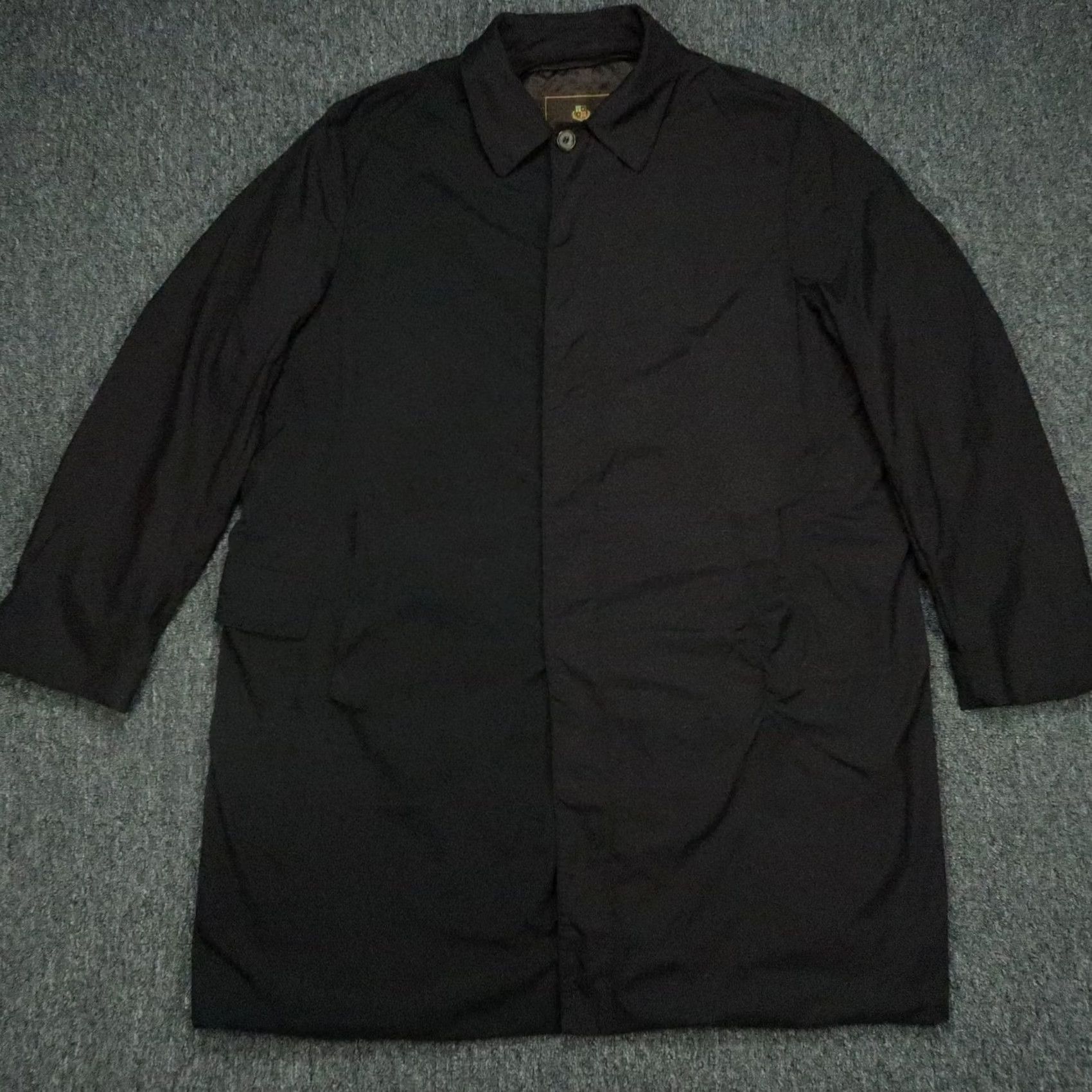 Loro Piana Loro Piana Jacket Mens 3XL Black Long Overcoat StormSystem NetJets * Size US XXL / EU 58 / 5 - 2 Thumbnail