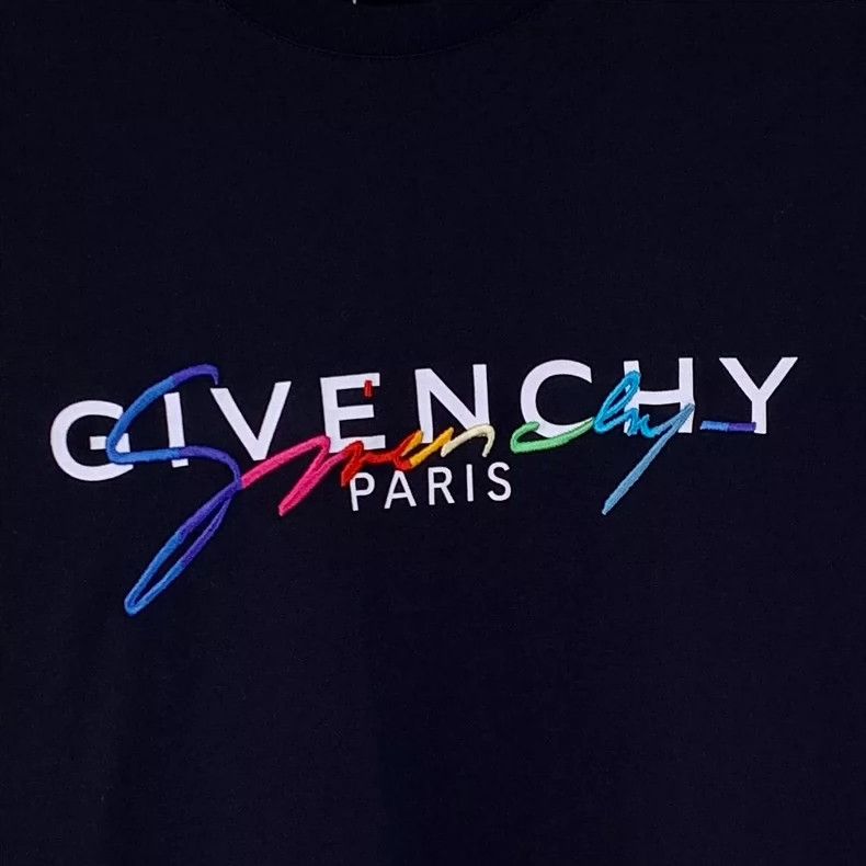 Givenchy Givenchy Black Logo Letter Print T-Shirt Size US L / EU 52-54 / 3 - 4 Thumbnail