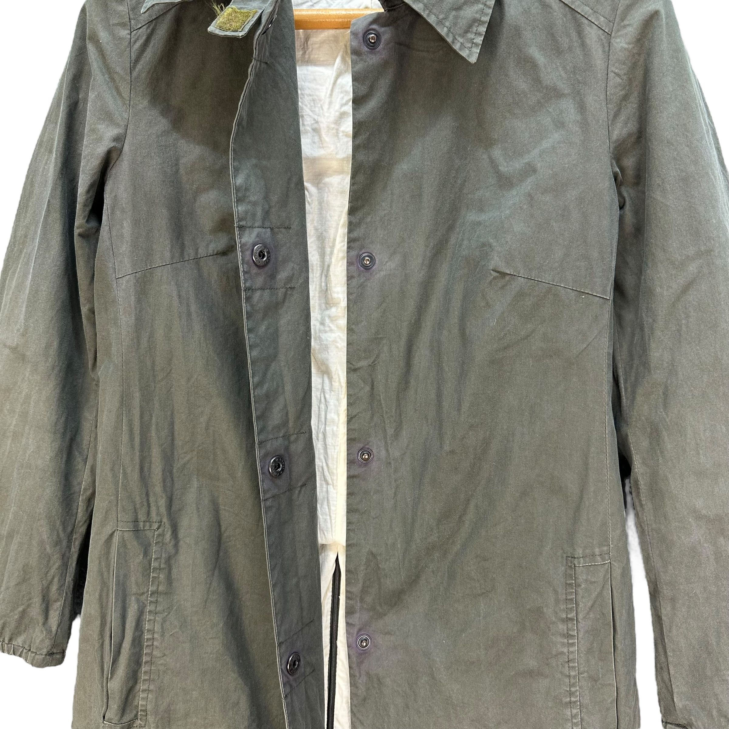 Japanese Brand UTH Made In UK Snap Button Long Coat Jacket #A45-1055 Size S / US 4 / IT 40 - 6 Thumbnail