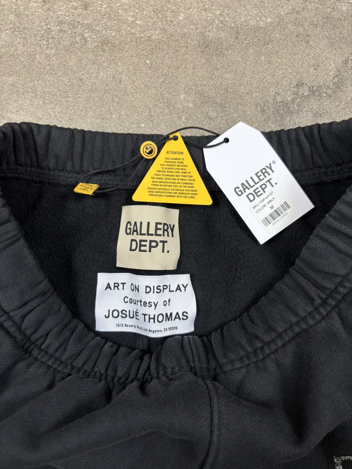 Gallery Dept. Gallery Dept Sweatpants Washed Black Size US 32 / EU 48 - 10 Thumbnail