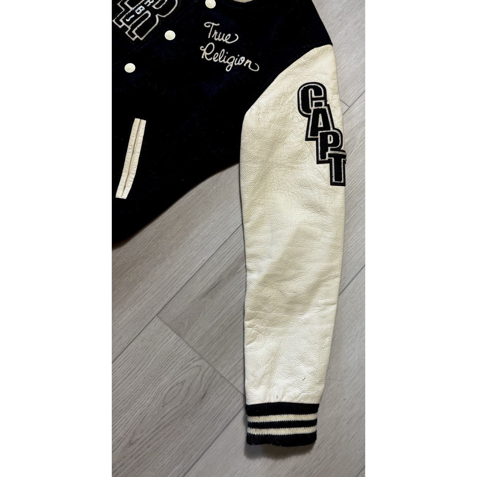 True Religion Y2K True Religion Varsity Letterman Jacket Wool Womens Small Size S / US 4 / IT 40 - 12 Thumbnail
