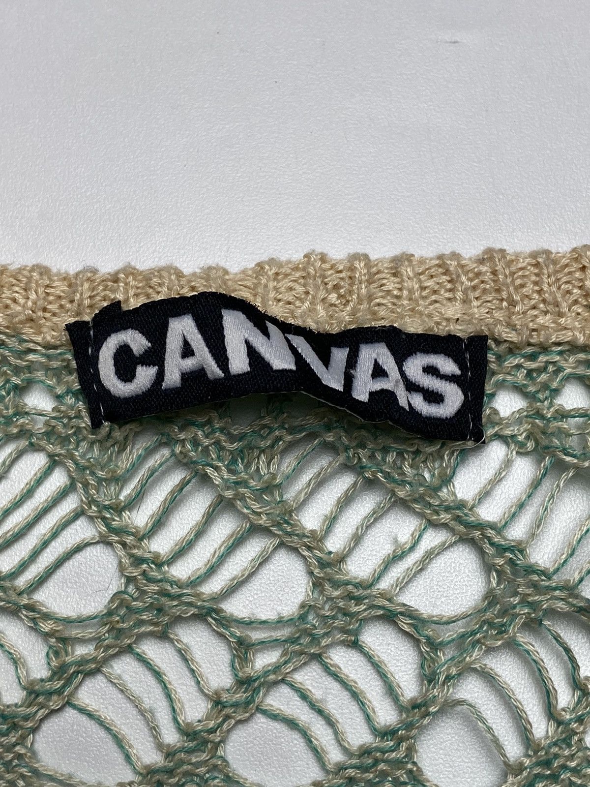 Japanese Brand 2000s Canvas - Knitted Top Size US M / EU 48-50 / 2 - 2 Thumbnail
