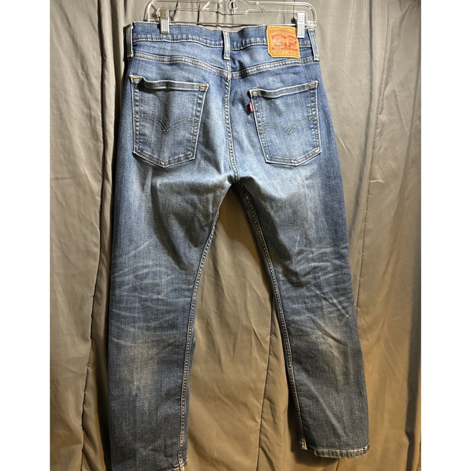 Levi's Levi's 513 Men's Jeans Size 33x30 Slim Fit Straight Leg Stre Size US 33 - 21 Thumbnail