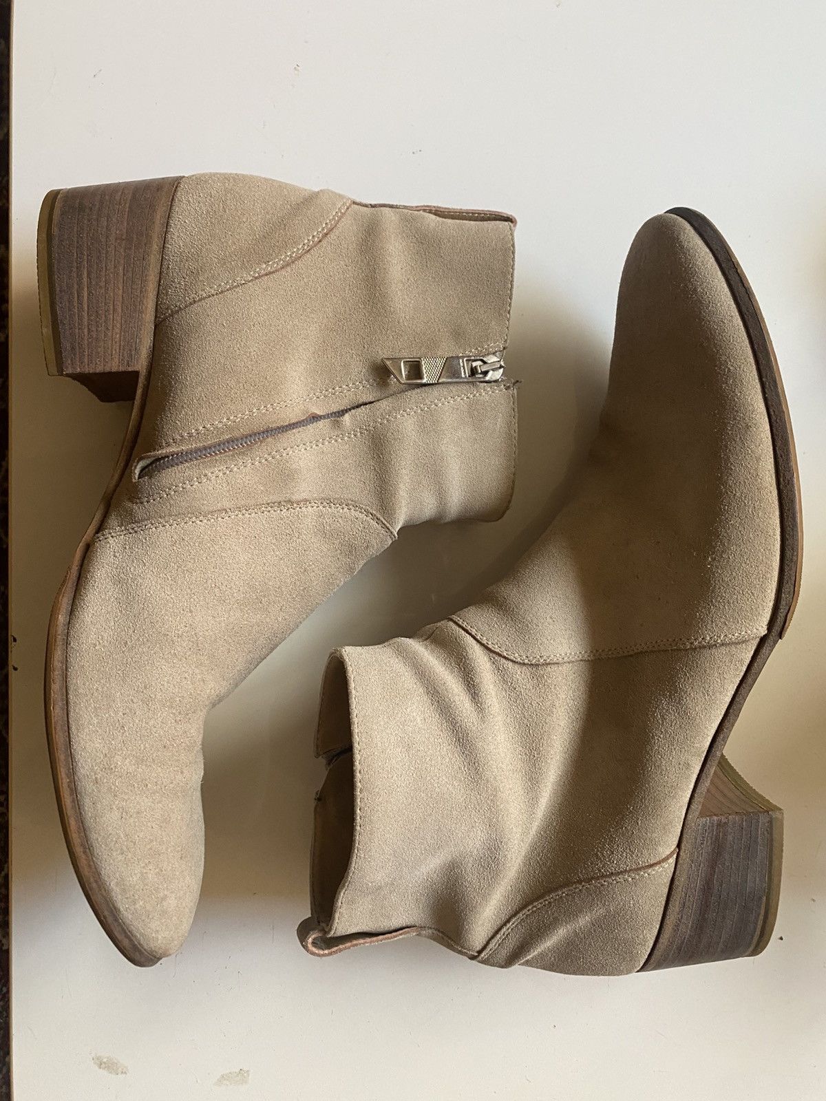 *rare*DIOR HOMME AW07 45MM suede leather boots