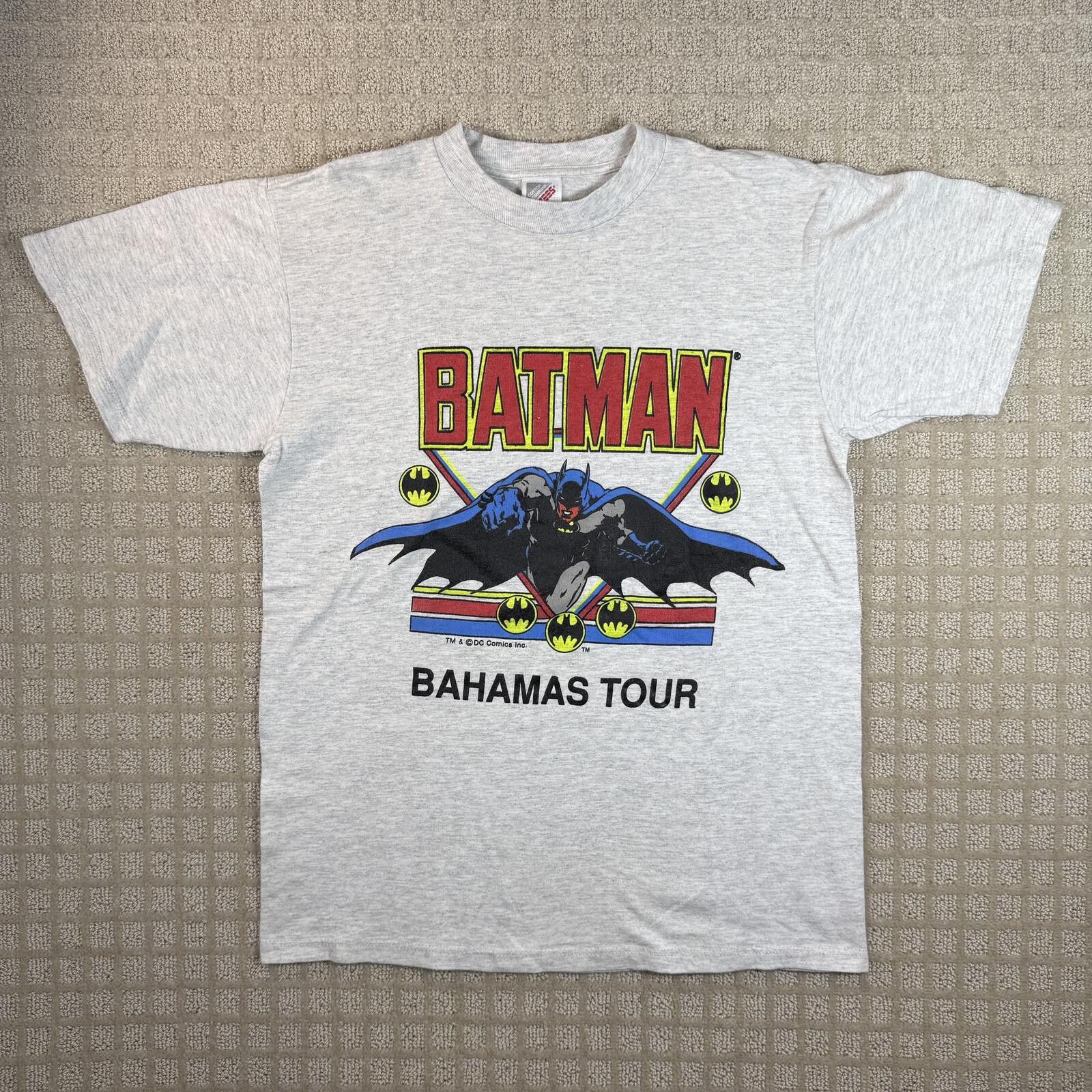 Jerzees Vintage Batman Bahamas Tour T Shirt USA Made M Size US M / EU 48-50 / 2 - 1 Thumbnail